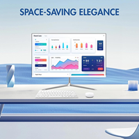 22/24/27 Inch All-in-One Desktop PC with Full HD Touchscreen LCD Display Intel Core Processor I3/I5/I7 Win11 Optional