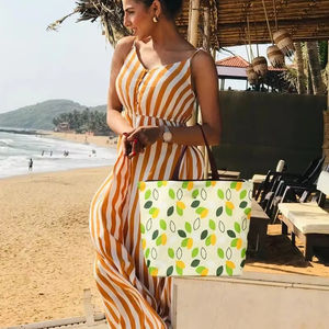 Bolsa de tela Oxford impermeable portátil mediana plegable reutilizable para almacenamiento de <span class=keywords><strong>supermercado</strong></span> viaje playa para regalos publicitarios - Product Image 6