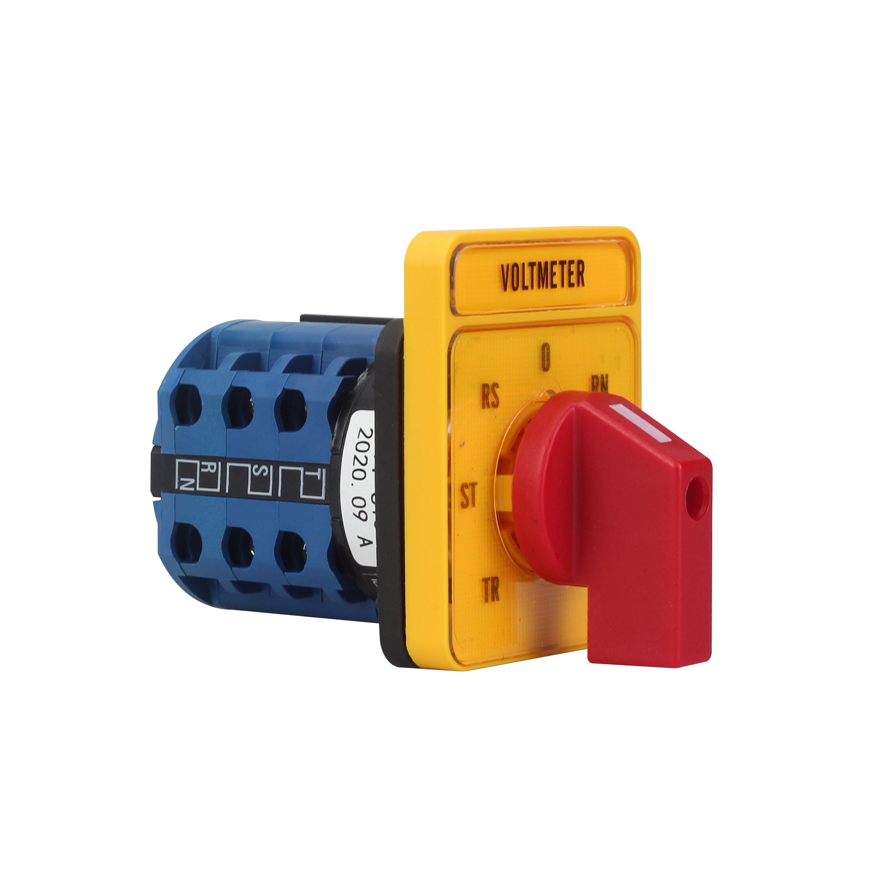 CanTak LW26-20 VOLTMETER CE Certified Yellow Plate Red Handle <strong>Changeover</strong> Selector <strong>Switch</strong> <strong>440V</strong> 20A IP20 360 Rotation 100000