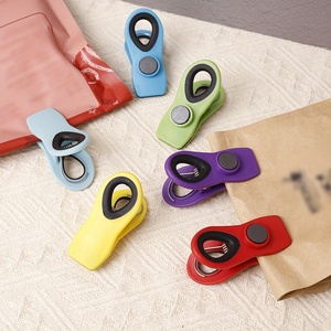 प्रचार व्यापार उपहार शिल्प स्मारिका प्लास्टिक रेफ्रिजरेटर मैग्नेट पेपर स्नैक फ्रिज क्लैंप क्लिप - Product Image 2