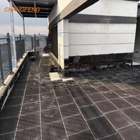 Drainage Cell Drain Board Grübchen Untergrund Untergrund Garage Boden Dach platte Hdpe Kunststoff Garten für Wand halter Grün