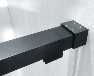 Factory Direct Frameless Tempered Glass <strong>Shower</strong> Door Double <strong>Slide</strong> with Easy Adjust Roller &amp; Soft Close Feature for Bathroom Hotel - Product Image 5