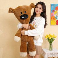 Peluche Ourson Mignon Style Douyin en Coton PP et Polyester, Taille 31cm-50cm, Unisexe, Poupée Bébé 0-24 Mois, Vente en Gros ODM Disponible