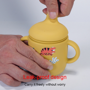 Vaso de Silicona Reutilizable Personalizado de Fábrica, Libre de BPA, para Bebés y Niños Pequeños, Vaso para Comer, Recipiente Infantil, Juego de Vajilla, Regalo - Product Image 4