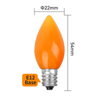 Prix direct usine C7 Lisse Opaque LED Couleur Ampoule Pour La Maison Jardin Décoration De Vacances