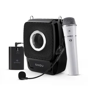 SHIDU S92 professionale Bluetooth Wireless portatile di potenza di insegnamento di formazione amplificatore vocale con doppia funzione di ricezione