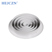 Système HVAC Offre Spéciale Alimentation en aluminium Soupape à disque d'air Alimentation Anneau mural Jet d'air Diffuseur rond