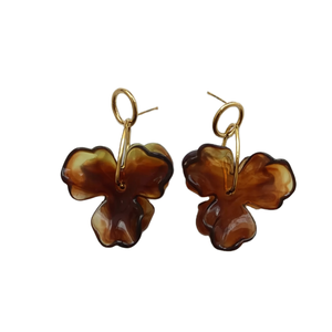 Boucles d'oreilles pendantes tendance en acier inoxydable 316L avec placage or PVD, durables et résistantes - Product Image 2