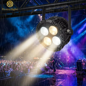 Faro LED COB 4x50W Impermeabile IP65 per Illuminazione Scenica, Bianco Caldo + Bianco Freddo, DMX - Product Image 6