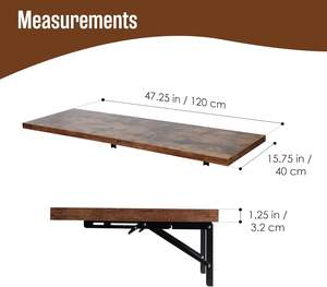 <span class=keywords><strong>Table</strong></span> pliante <span class=keywords><strong>murale</strong></span> <span class=keywords><strong>Table</strong></span> de blanchisserie Banc de travail <span class=keywords><strong>rabattable</strong></span> Bar suspendu Salle à manger Cuisine <span class=keywords><strong>Bureau</strong></span> <span class=keywords><strong>mural</strong></span> escamotable - Product Image 3