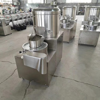 Industriële automatische aardappel schiller en snijmachine, industriële aardappelwasser en -schiller, waarvoor je het geld wel betaalt.
