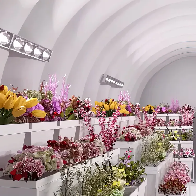 Inflatable Membrane Structure Fresh Flowers And Plants Preservation Warehouse