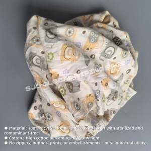 Chiffons en coton clair pour le nettoyage à usage industriel, 100 % coton, 40-60 cm, chiffons pour le nettoyage et l'essuyage - Product Image 4