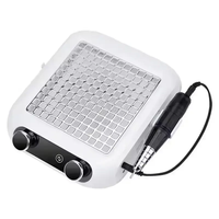 Lampe LED Turbo 2-en-1 sans fil pour manucure, séchoir et aspirateur de poussière d'ongles amovible, ponceuse en plastique pour salons, fonctionnant sur batterie