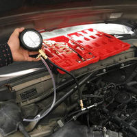 Nouveau Type TU-443 kit d'outils de jauge de testeur de pression d'injection de carburant automobile
