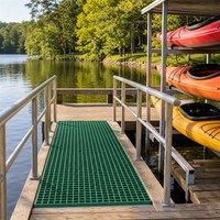 Caillebotis en PRV 38mm 50mm pour passerelle