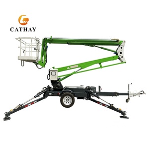 <span class=keywords><strong>Nouvelle</strong></span> plateforme élévatrice télescopique articulée remorquable CATHAY LIFT, 45 pieds, 60 pieds, 80 pieds, hydraulique, télécommande - Product Image 5