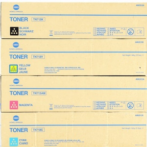 Cartucho de Tóner de Color Original TN713 para Copiadora Konica Minolta, Versión para Estados Unidos, 713 A9K8130 A9K8230 A9K8330 A9K8430 Bizhub C759 C659 - Product Image 1