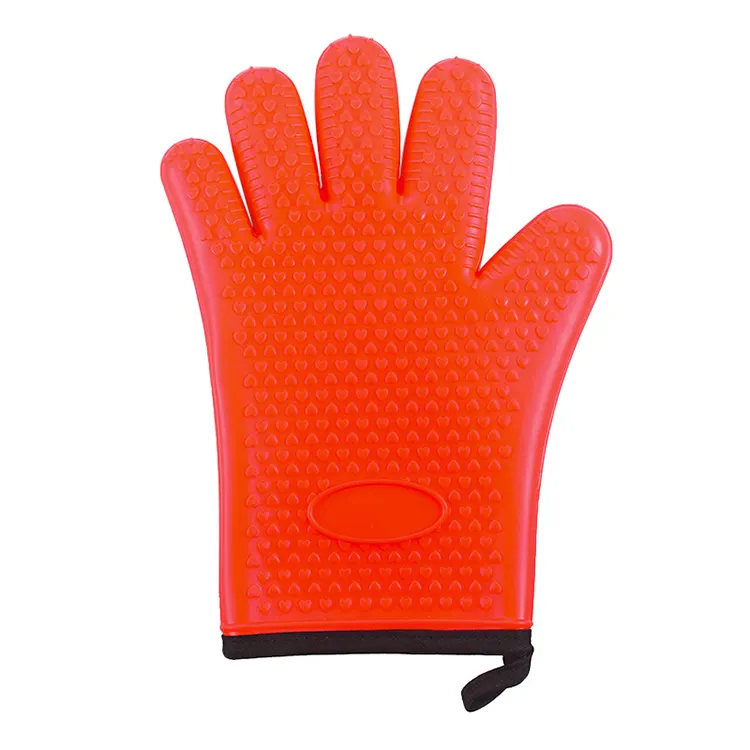 Heat Resistant Home and kitchen Silicone Oven Mitt Silicone Oven Gloves BBQ chef Cooking Grill non slip oven Glove