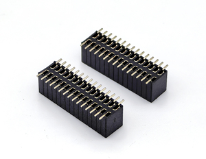 Conector DIN Hembra de Paso de 1.27mm, Doble Fila, SMT, Latón, PCB, Tipo U, H5.7mm, 2*15P - Product Image 4