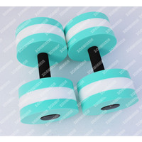 ZONWINXIN haltères aquatiques natation haltères d'eau haltères d'eau Innovations EVA-mousse rose vert