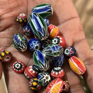 Cuentas de cristal de Estilo Vintage para la fabricación de joyas y pulseras, cuentas de piedras preciosas de plata y cristal natural - Product Image 1