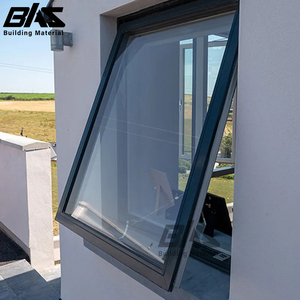 Customized <strong>Single</strong>-<strong>hung</strong> Anti Mosquito Design Awnings Insulation Tempered Glass <strong>Aluminum</strong> <strong>Windows</strong> for Home Villa House Foshan