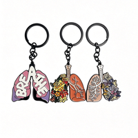 Nouveau porte-clés en alliage de zinc avec signe dollar émaillé, style hip-hop, cadeau créatif personnalisé pour les fêtes