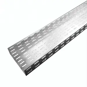 BESCA Perforated Cable Tray Outdoor Bridge Stainless Steels Wear And Corrosion Resistance Galvanised