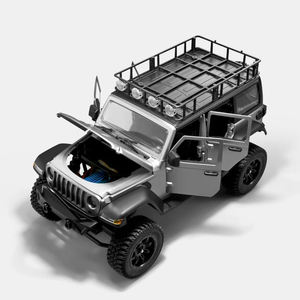 Voiture RC MN128 1/12, modèle <span class=keywords><strong>Jeep</strong></span> <span class=keywords><strong>4x4</strong></span>, télécommande 2.4G, éclairage LED, <span class=keywords><strong>4x4</strong></span> tout-terrain, camion RC d'escalade, voiture électrique jouet, cadeau pour garçon - Product Image 3