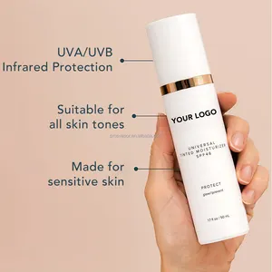 Biologisch Getinte Vochtinbrengende Crème Hydraterend 3 In 1 Private Label Make-Up Base Foundation Getint Zonnebrandcrème