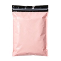 Sacs d'expédition roses mignons mats en polyéthylène, enveloppes d'expédition autocollantes imperméables pour vêtements de boutique et petites entreprises