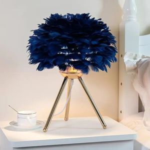 <span class=keywords><strong>Lampe</strong></span> <span class=keywords><strong>de</strong></span> table à plumes scandinave Chambre à coucher Ins Teenage Girl <span class=keywords><strong>Lampe</strong></span> <span class=keywords><strong>de</strong></span> <span class=keywords><strong>chevet</strong></span> Creative Modern Room Lampes décoratives - Product Image 5
