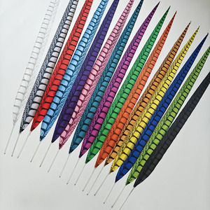 <span class=keywords><strong>Plume</strong></span> de fausse <span class=keywords><strong>plume</strong></span> de faisan de 100 cm, multicolore, vente en gros d'usine, pour décoration de costumes de carnaval de Samba - Product Image 5