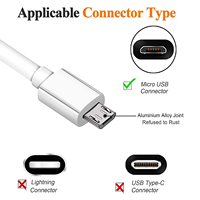 Bonne qualité USB A mâle à Micro mâle câble de charge 1.5m synchronisation de données adaptateurs de fil de chargeur rapide