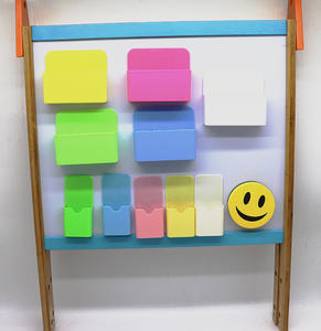 Mini bureau magnétique en plastique <span class=keywords><strong>crayon</strong></span> marqueur plateau <span class=keywords><strong>tableau</strong></span> <span class=keywords><strong>blanc</strong></span> stylo gomme organisateur de stockage avec supports de réfrigérateur - Product Image 5