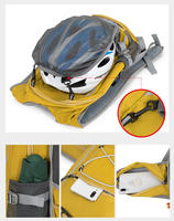 Sac à dos de cyclisme réfléchissant avec compartiment pour casque, idéal pour la randonnée et l'alpinisme