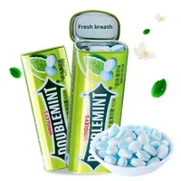 Bonbons gélifiés à la menthe en vrac, 35g x 4 bouteilles, boîte métallique, hydratants et rafraîchissants, fabriqués en Chine, contenu de 23,80g