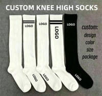 Chaussettes longues en coton tricoté personnalisées avec logo d'usine, pour le sport, le quotidien, mi-mollet, été, enfants, jeunes, adultes, à séchage rapide, avec revers/corps extensible