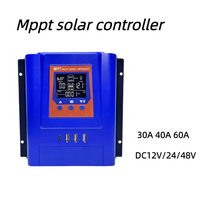 Contrôleur de charge solaire MPPT direct usine 20A 30A 40A 60A, contrôleur solaire 12V24V36V48V, contrôleur de charge solaire automatique