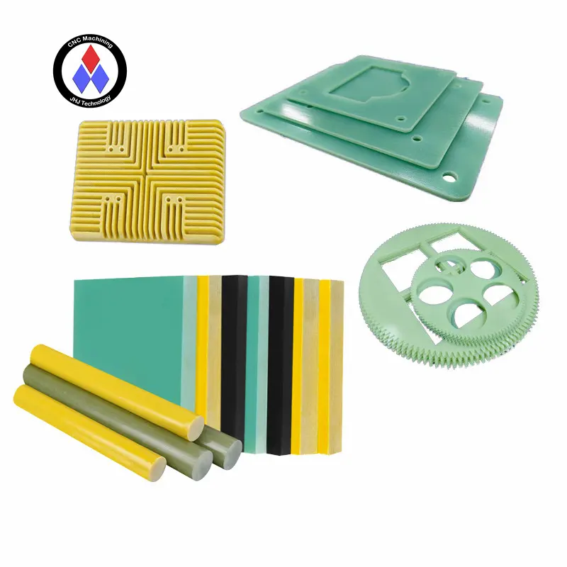 Plastic cnc FR4 machining parts epoxy resin board G10 FR4 Glass plate sheet machined parts 3d printing service