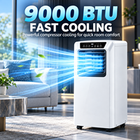 Climatiseur portable 9000 BTU R290, compresseur mobile, refroidissement uniquement, télécommande, certifié CE CB pour la maison et l'hôtel