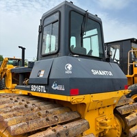 Bulldozer Shantui d'occasion SD16, bulldozer sur chenilles d'origine chinoise, SD16 SD22 SD32, bulldozer hydraulique d'occasion SD16 pas cher
