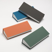 Boîte de rangement pour lunettes de soleil portable, en cuir, rectangulaire, avec logo personnalisé, élégante, coque rigide, doublure en polaire, anti-rayures