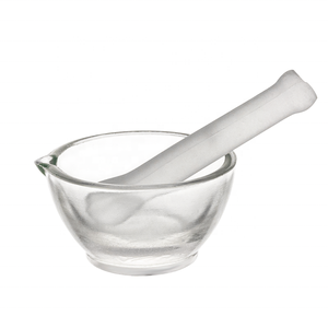 <span class=keywords><strong>Mortero</strong></span> <span class=keywords><strong>de</strong></span> Vidrio Transparente Pulido <span class=keywords><strong>de</strong></span> 60 mm para Experimentos <span class=keywords><strong>de</strong></span> Química para Estudiantes - Product Image 1