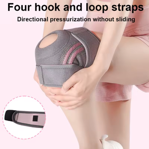 Manchons de compression pour le genou de sécurité sportive avec sangles réglables et stabilisateurs latéraux - Product Image 4