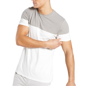 Camisetas con estampado de bloques personalizados, camisetas de alta calidad, 95% algodón, 5% licra, venta al por mayor - Product Image 1