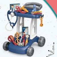 Console médicale pour enfants avec lumières et sons, ensemble de jeu d'imitation, jeu de rôle de simulation de médecin et d'infirmière, cadeau éducatif pour les jeunes enfants