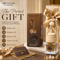 Diffuseur de parfum pour voiture 8ml en gros, flacon en verre avec bouchon en bois, désodorisant suspendu pour voiture, flacon vide pour huiles essentielles, prix usine en vrac, OEM