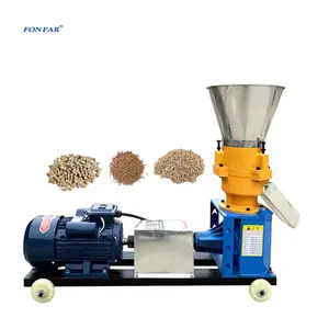 High Quality Flat Die Pellet Mill Pelletizer Machine Cattle Poultry Chicken Feed Pellet Making Processing for Food Industries